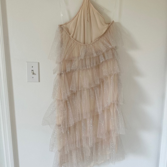 Sparkle Nude Dress by The Bar - Picture 3 of 6
